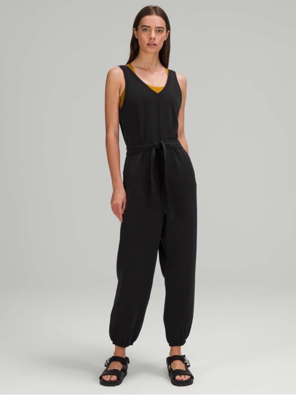 NWT Lululemon Ease of it All V-Neck Jumpsuit
Black Size 2